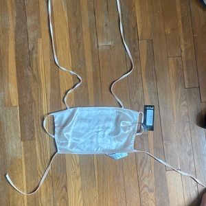 Satin party top from nasty gal.